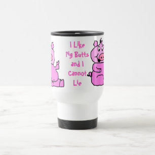 Le "porc aboute" la tasse en aluminium de voyage