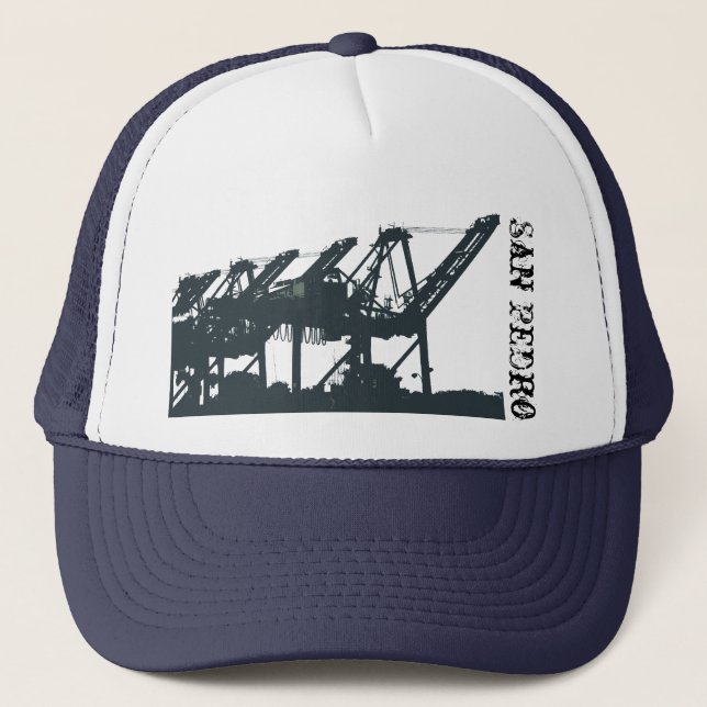 Le port de San Pedro tend le cou le casquette (Devant)