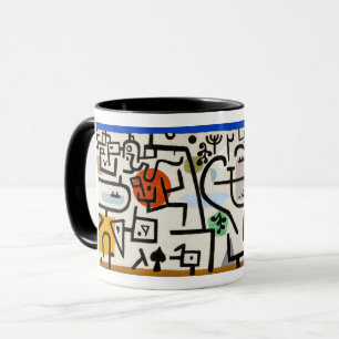 Le port riche de Paul Klee Mug à café d'art Abstra