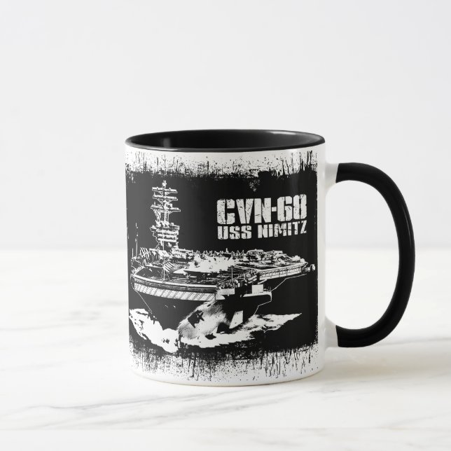 Le porte-avions Nimitz Mug (Droite)