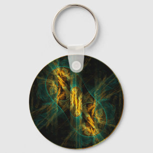Le porte-clés d'art abstrait The Eye of the Jungle