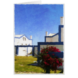 Le Portugais bleu et blanc loge la carte vierge