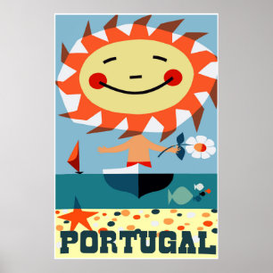 Le Portugal, affiche de voyage