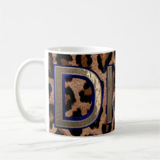 Le Poster de animal Leopard Diva cite Mug