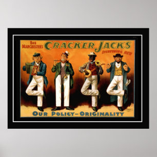Le Poster vintage des Quatre Jacks