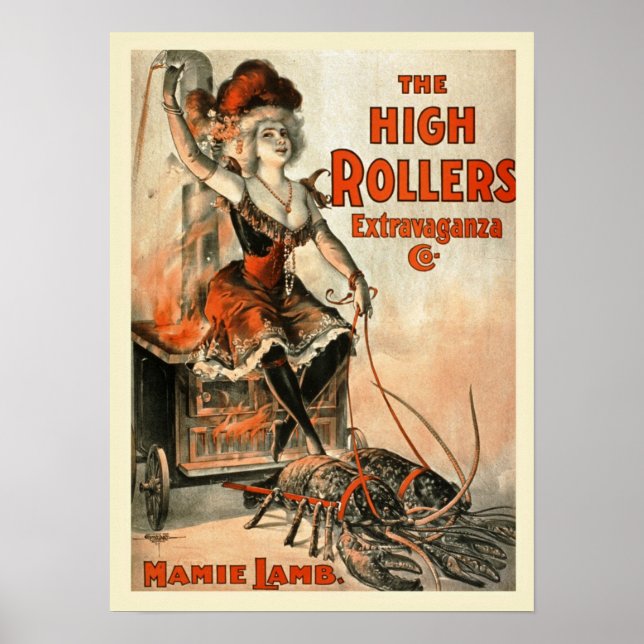 Le Poster vintage d'Extravaganza High Roller (Devant)