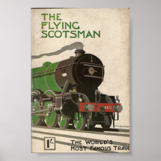 Le poster vintage écossais volant