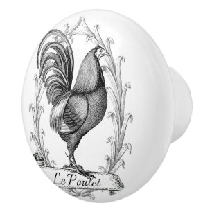 "Le Poulet" Ceramic Knob