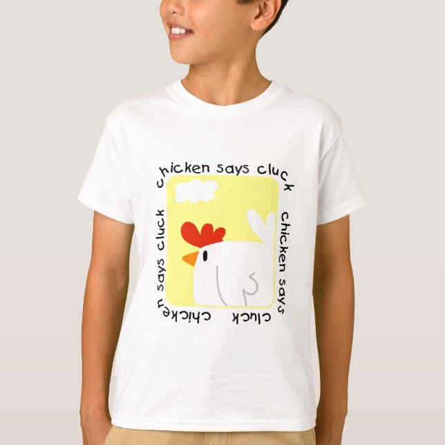 Le poulet indique des T-shirts et des cadeaux de (Devant)