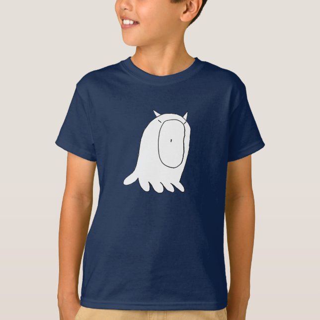 Le poulpe étranger badine le T-shirt (Devant)