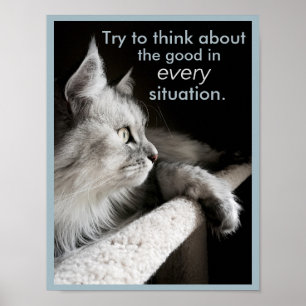 Le Pouvoir De Penser Poster Positif