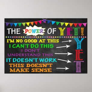 LE POUVOIR DE TOUJOURS ! Poster en classe