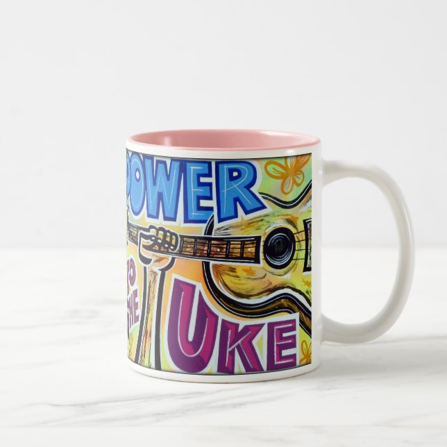 Le pouvoir sur la Mug du café Uke (Droit)