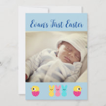 LE PREMIER CARTE PHOTO DE PÂQUES DE BÉBÉ