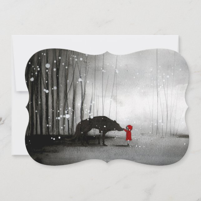 "Le premier contact" Invitation 5x7 (Devant)