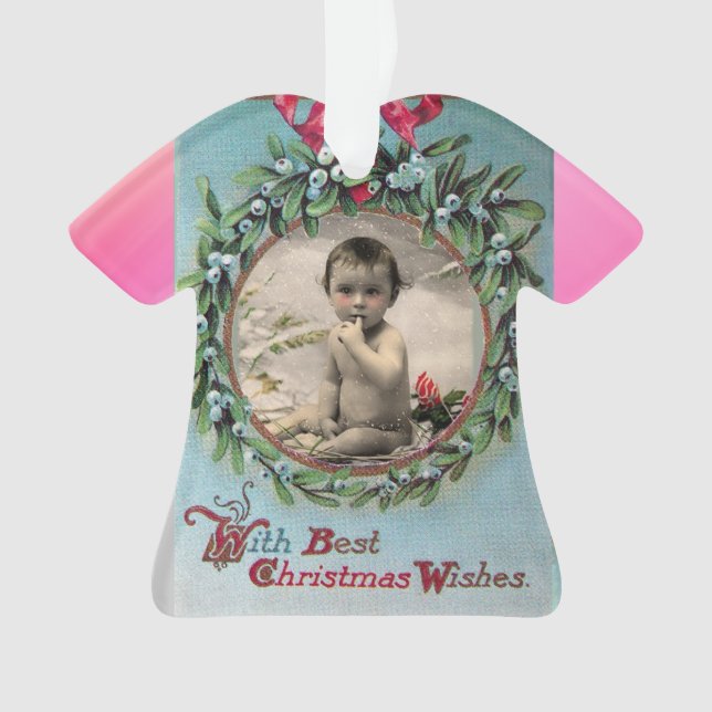 LE PREMIER MODÈLE PHOTO DE NOËL DE BÉBÉ, CERAMIC O (devant)