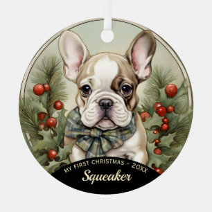 Le premier ornement de Noël de Chien de taureaux f