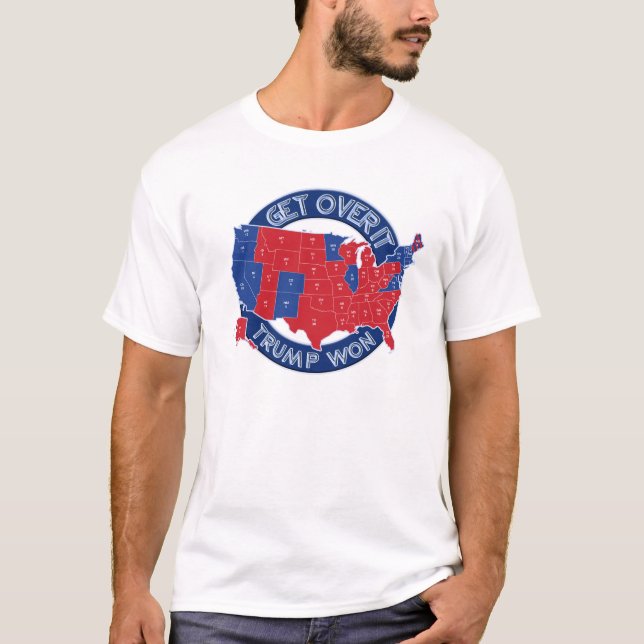 Le président désigné atout a gagné le T-shirt bleu (Devant)