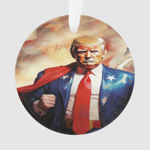 Le président Donald J Trump - Ornement acrylique