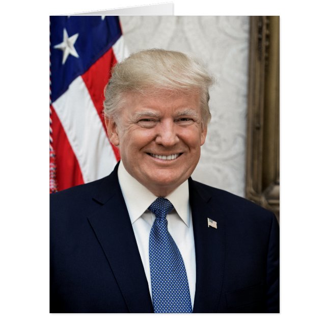 Le président Donald Trump (Devant)