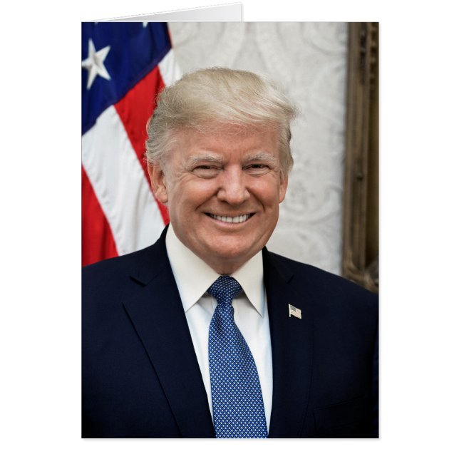 Le président Donald Trump (Devant)