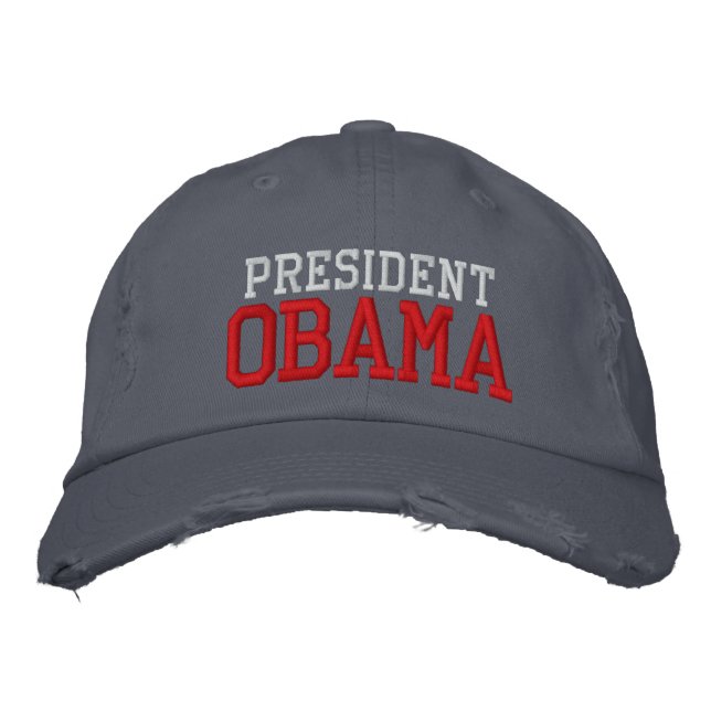 Le président Obama brodé le Casquette (Devant)