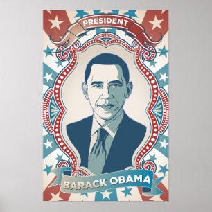 Le Président Obama Inauguration Celebration Poster