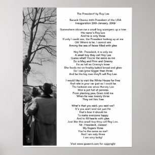 Le Président par Roy Lee Poster Poem par sunbecker