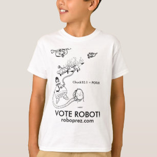 Le Président T-Shirt du robot des enfants