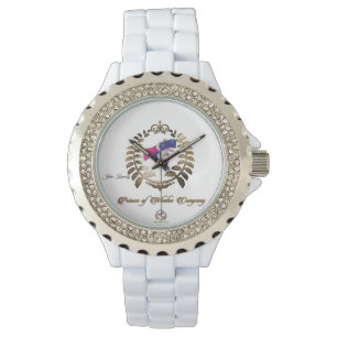 Le prince des femmes de montre de l'émail de blan