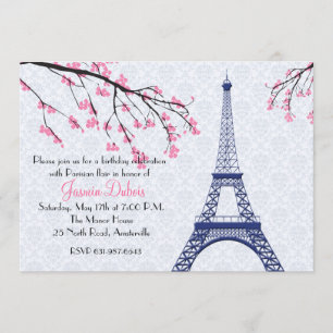 Le printemps à Paris Invitation