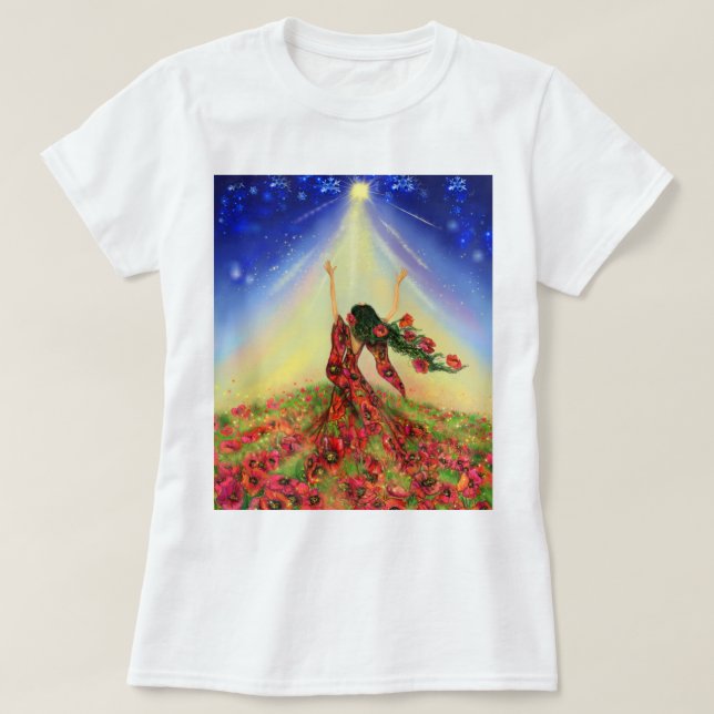 Le Printemps Arrive Après La Peinture Des T-shirts (Design devant)