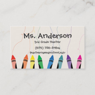 Le professeur crayonne le carte de visite