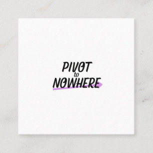 Le Professionnel   Cartes de visite Pivot to Nowhe