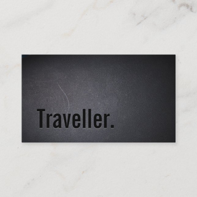 Le professionnel noircissent le carte de visite de (Devant)