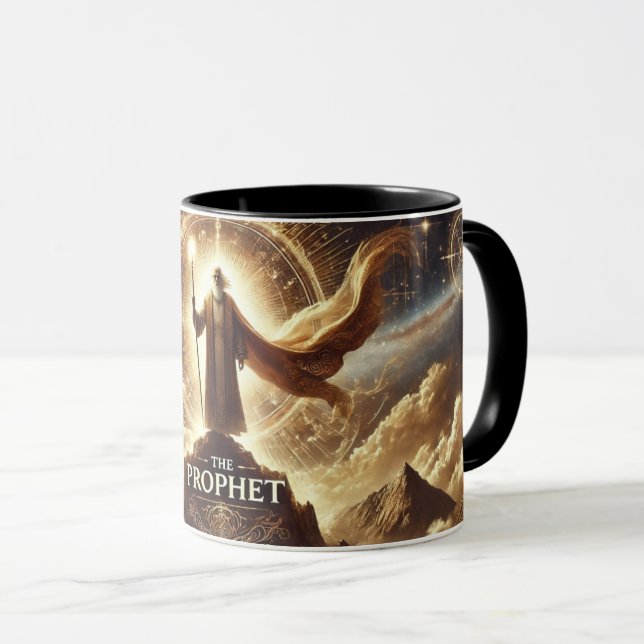 Le Prophète' Café Mug : Sip Inspiration avec toujo (Devant droit)