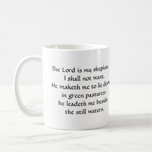 Le psaume 23 arrose toujours la tasse inspirée