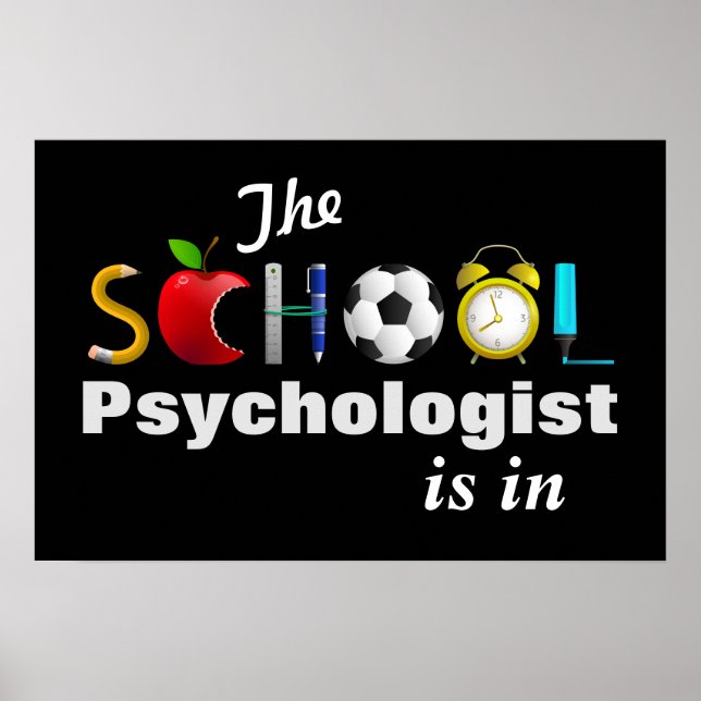Le Psychologue De L'École Est Sur Affiche (Devant)