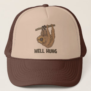 Le puits a accroché le casquette de camionneur de