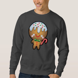 Le pullover de Kawaii de bonhomme en pain d'épice