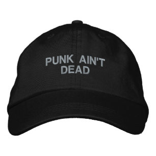Le punk n'est pas mort : Casquette réglable (noir)