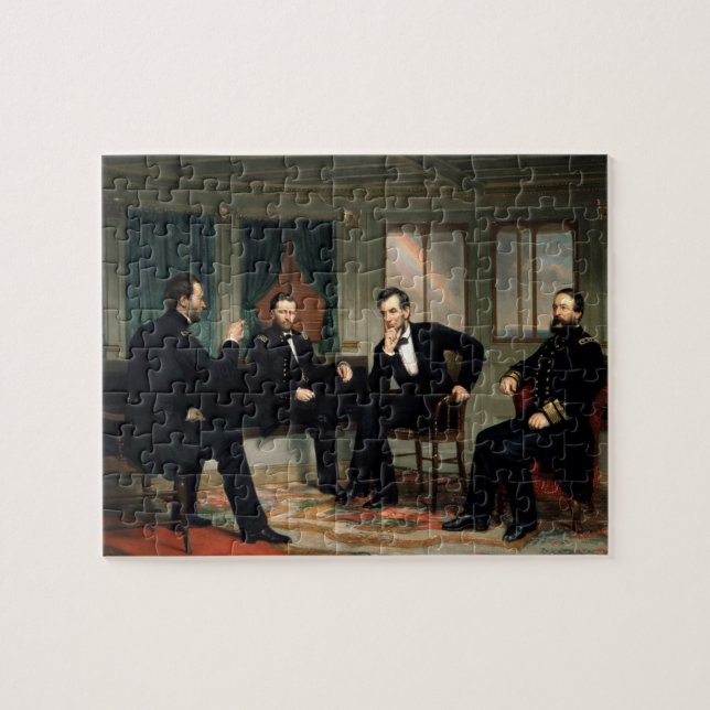 "Le puzzle d'Abe Lincoln de conciliateurs" - (Horizontal)