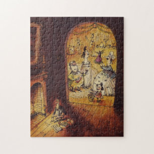 Le puzzle de fête de vacances de Dickensian