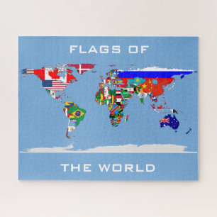 le puzzle des drapeaux du monde