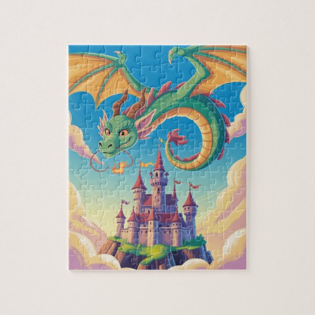 Le puzzle du château des dragons (Vertical)