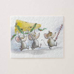 Le Puzzle Du Fromage De Noël