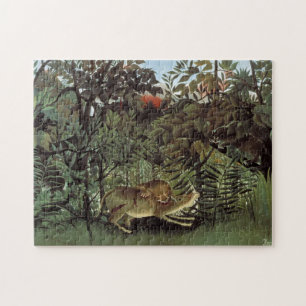 Le puzzle du lion affamé de Rousseau