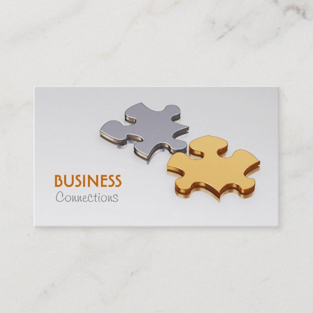 Le puzzle rapièce le carte de visite (Devant)