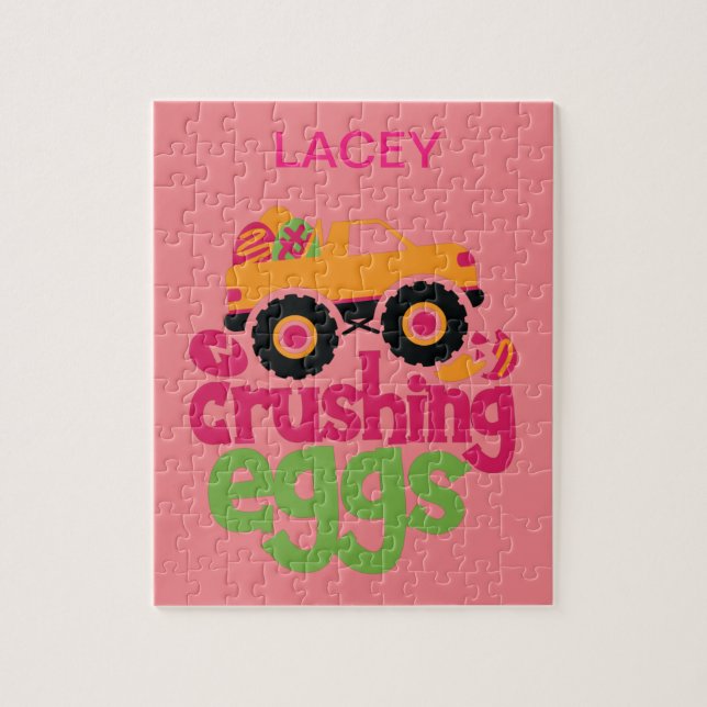 LE PUZZLE "TRUCK CRUSHING EGGS" A ÉTÉ PERSONNALISÉ (Vertical)
