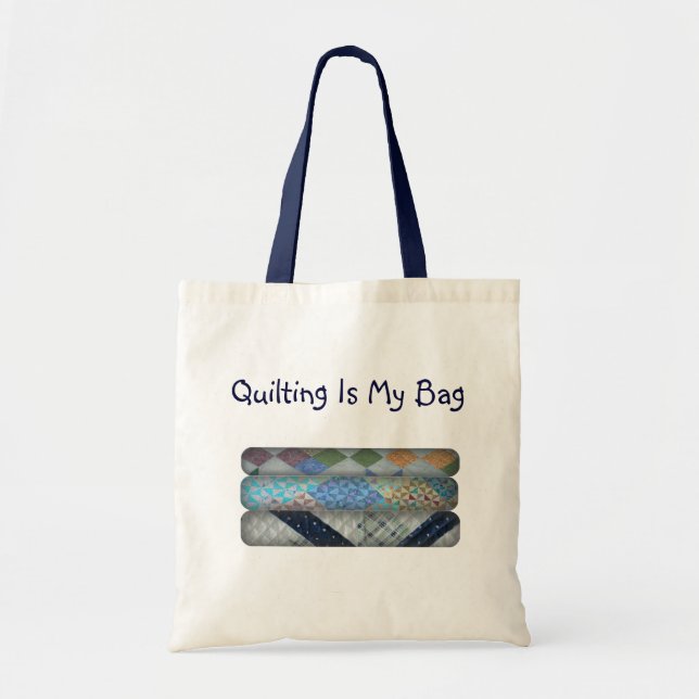 Le Quilage Est Mon Sac fourre-tout De Sac (Devant)